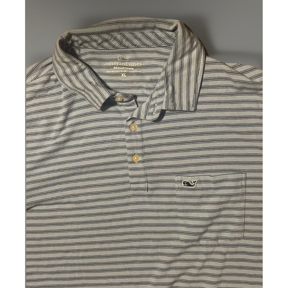 Vineyard Vines Men's‎ Striped XL Collard Shirt
